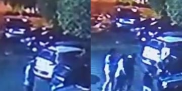 La violenta agresión de una patota de rugbiers en City Bell, que dejó inconsciente a un joven.