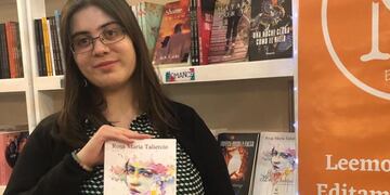Rosa María Taliercio tiene 22 años y presenta su primer obra en la Feria Internacional del Libro.