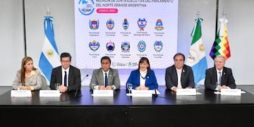 Seis de las diez provincias estuvieron representadas en la reunión de la Mesa Ejecutiva del Parlamento del Norte Grande. Las demás intervinieron en modo virtual en parte de las actividades.