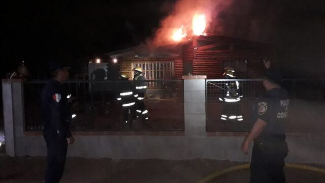 Incendio en la comuna de San Roque