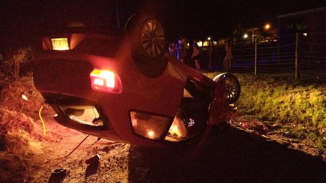El conductor oriundo de Arroyito no sufrió heridas.