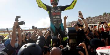 Valentino Rossi se retiró del MotoGP en Valencia.