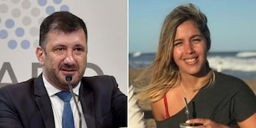 Edgardo Kueider y su secretaria.