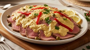 El vitel toné es uno de los platos más esperados en las mesas para las Fiestas.