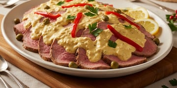 El vitel toné es uno de los platos más esperados en las mesas para las Fiestas.