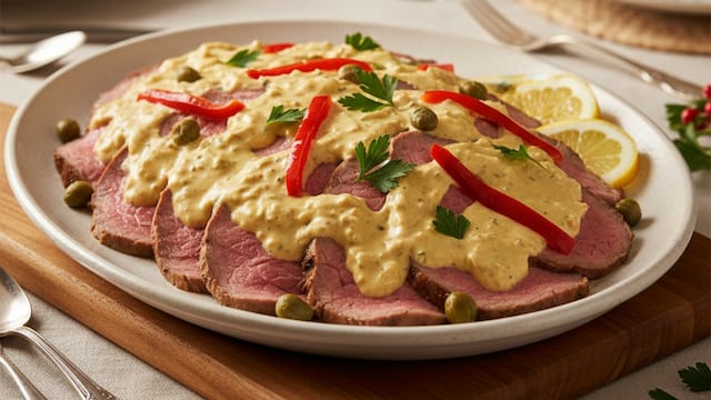 El vitel toné es uno de los platos más esperados en las mesas para las Fiestas.