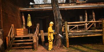 Incendios en la zona de Potrero de Garay, este 18 agosto.