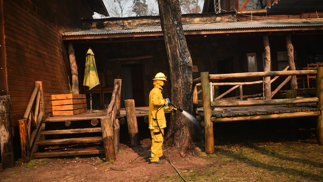 Incendios en la zona de Potrero de Garay, este 18 agosto.