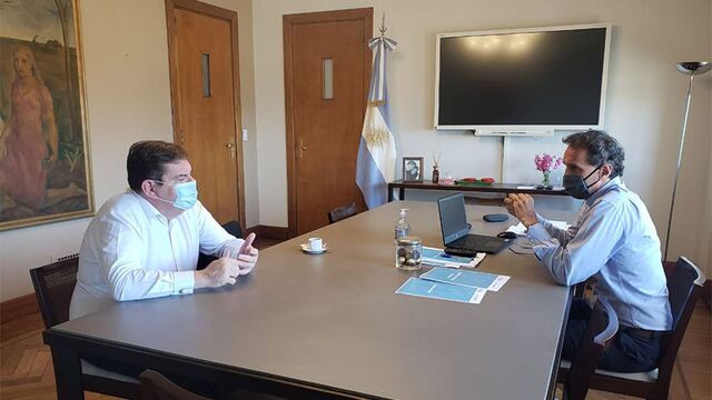 El intendente de General Pueyrredón se reunió con funcionarios nacionales