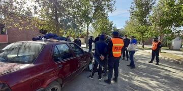 Corrían picadas en un barrio de Jáchal y terminaron detenidos.
