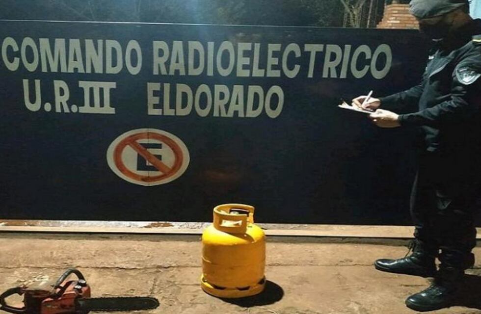 Policías secuestraron elementos robados en el Eldorado