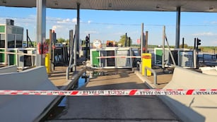 El peaje de Córdoba donde ocurrió la tragedia.