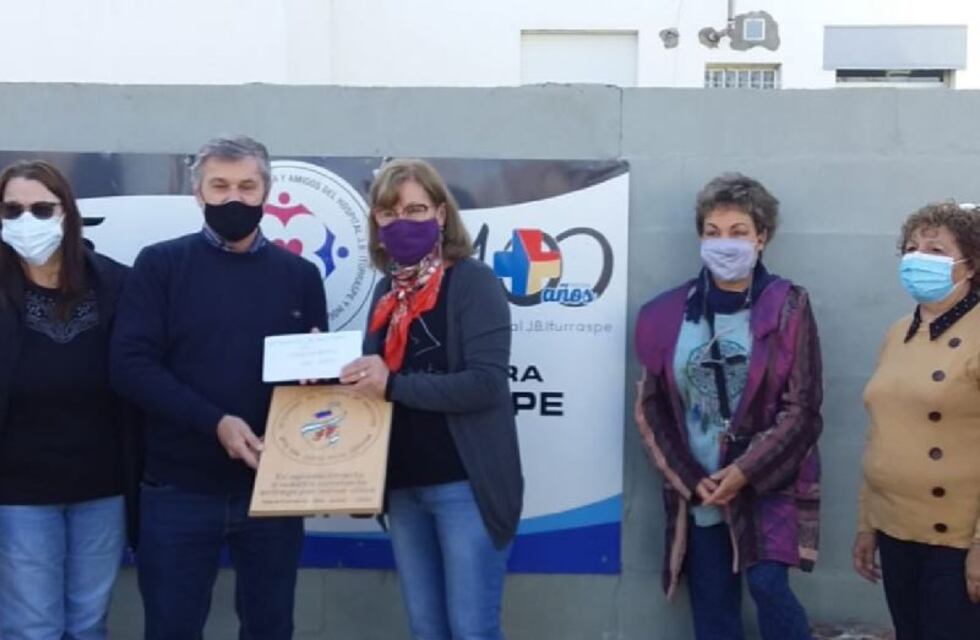Donación para el hospital Iturraspe
