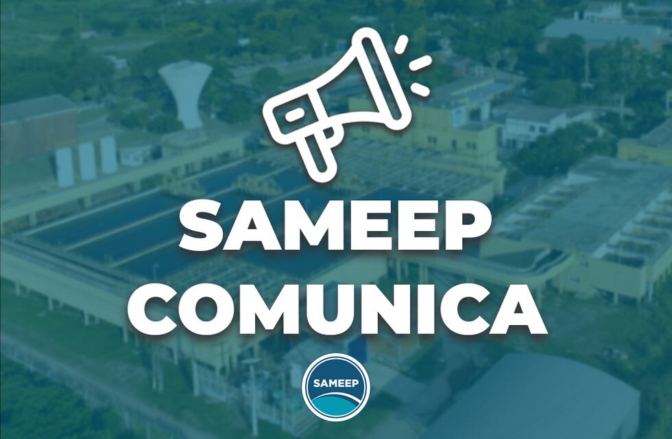 Sameep informa que podría haber inconvenientes en el servicio de agua potable