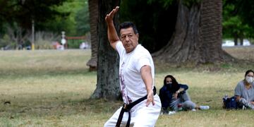 Julio Romero es 6° Dan de Karate Kyokushin. (Imagen: Natalia Bohdan)