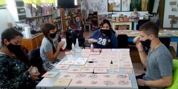 El mural “Pajaritos volando” quedará inaugurado el próximo viernes 19, a las 11 horas, en el espacio verde ubicado en Acceso Norte e Independencia de El Plumerillo.