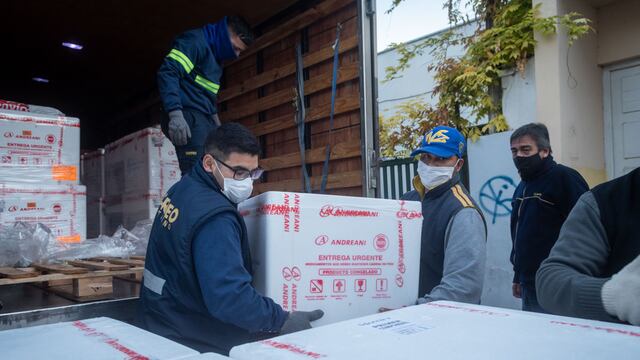 Llegada de vacunas Sputnik V