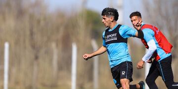 El polifuncional Ulises Sánchez ingresaría por Juan Barinaga en Belgrano (Prensa Belgrano).