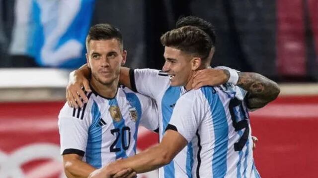 Lo Celso se emocionó con la victoria argentina.