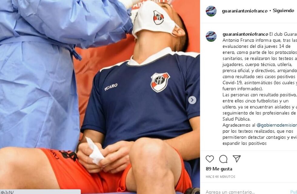 Deportes: Se detectaron seis casos positivos de coronavirus en el Club Guaraní