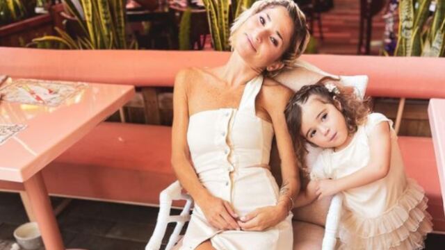 La empresaria argentina, Pani Trotta, junto a su hija Matilda.