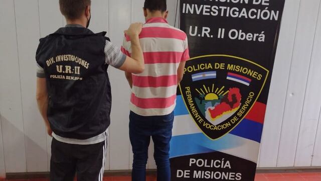 Detienen en pleno centro de Oberá a un hombre involucrado en millonarios atracos.