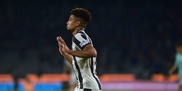 Diego Valoyes marcó el segundo gol de Talleres en el partido con Godoy Cruz en el Kempes. (Facundo Luque)