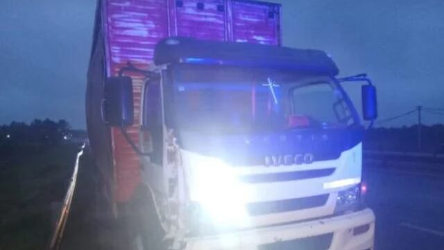 Candelaria: camionero atropelló a un peatón y le causó la muerte.