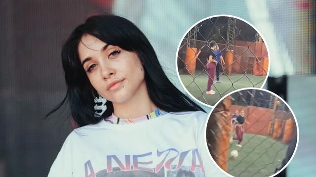 El video de María Becerra jugando al fútbol en Quilmes que se hizo viral en TikTok