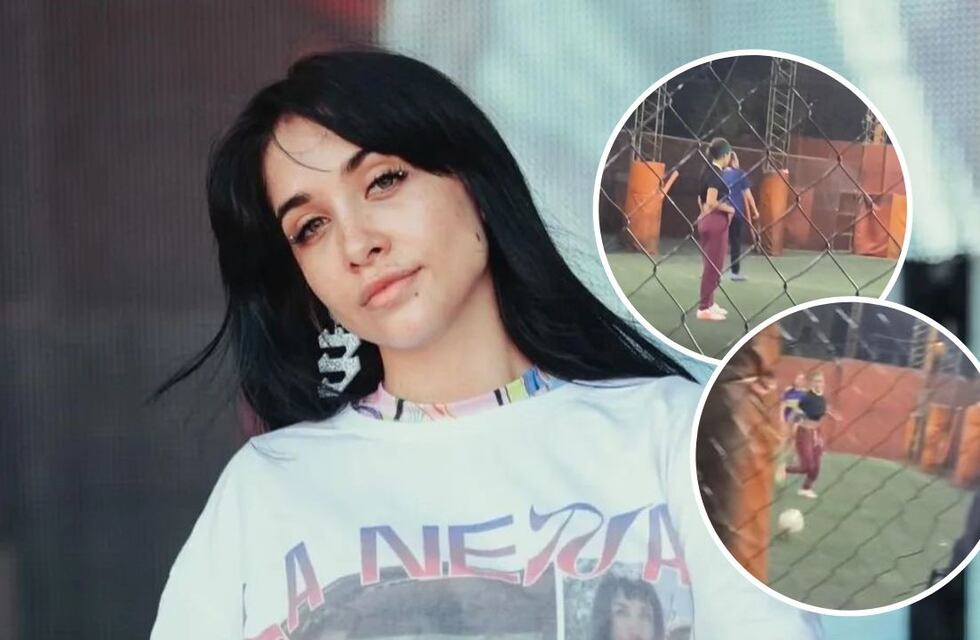 El video de María Becerra jugando al fútbol en Quilmes que se hizo viral en TikTok