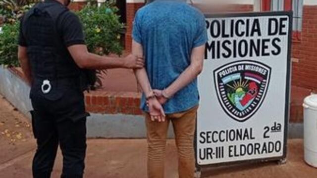 El detenido es un prófugo de la Comisaría de Eldorado