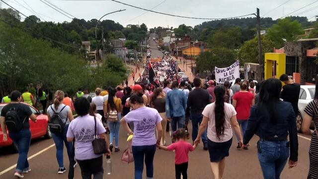 Marcha y pedido de justicia para Adriana, la adolescente asesinada en San Pedro.