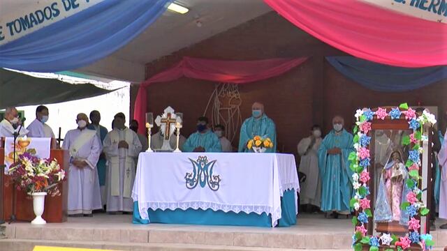 El obispo de Jujuy presidió las fiestas patronales en el marco de un día no laborable en la provincia.