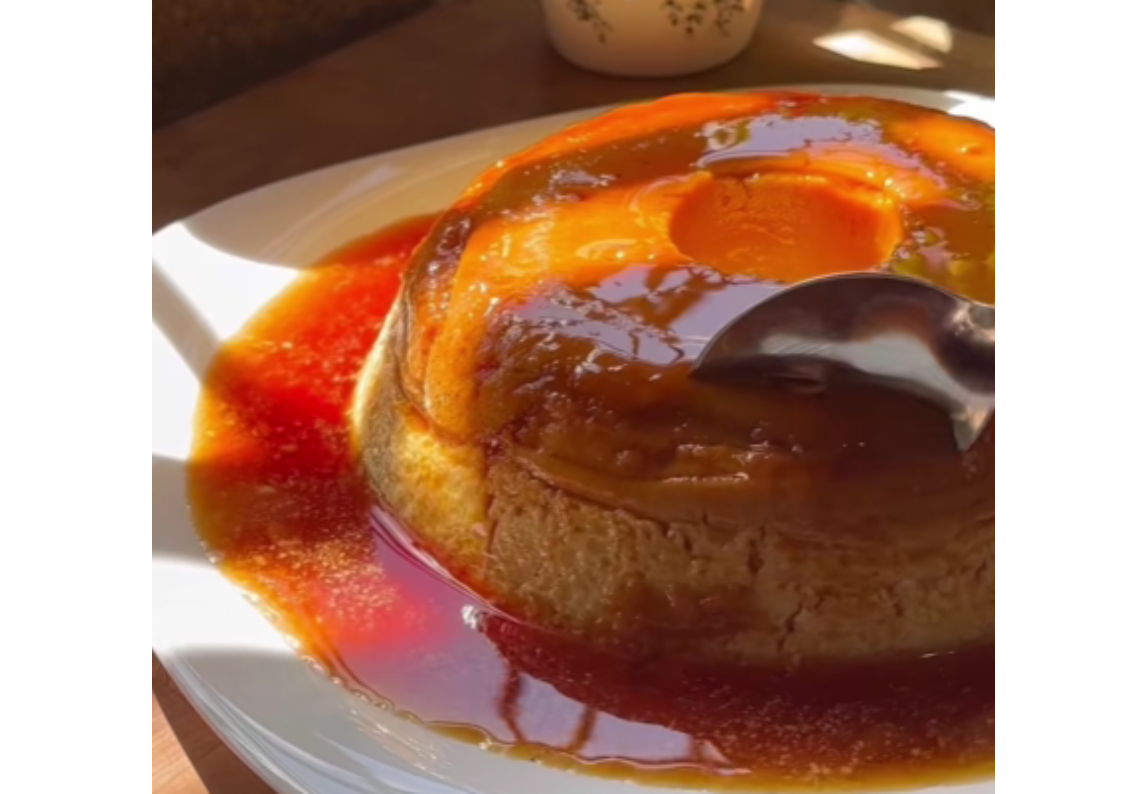 Flan casero en simples pasos.