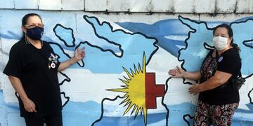 Reconocimiento a enfermeras civiles de Malvinas. (Municipalidad de Rosario)