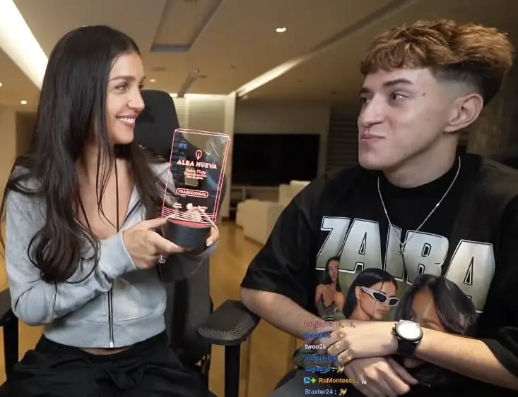 Bauletti y Zaira Nara