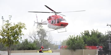 Por la gravedad de los pacientes, fueron trasladados hasta el hospital Rawson.