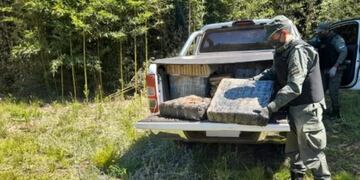San Ignacio: incautan marihuana de contrabando.