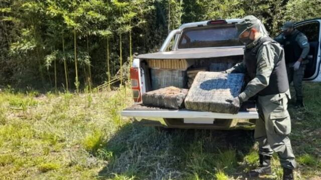 San Ignacio: incautan marihuana de contrabando.