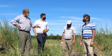Intendente Carlos Sánchez en Claromecó