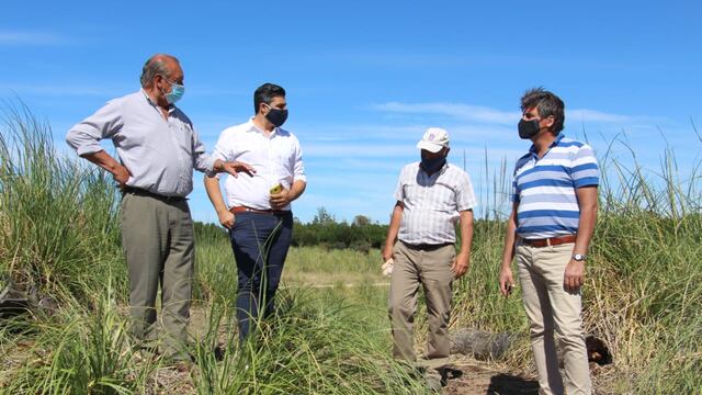 Intendente Carlos Sánchez en Claromecó
