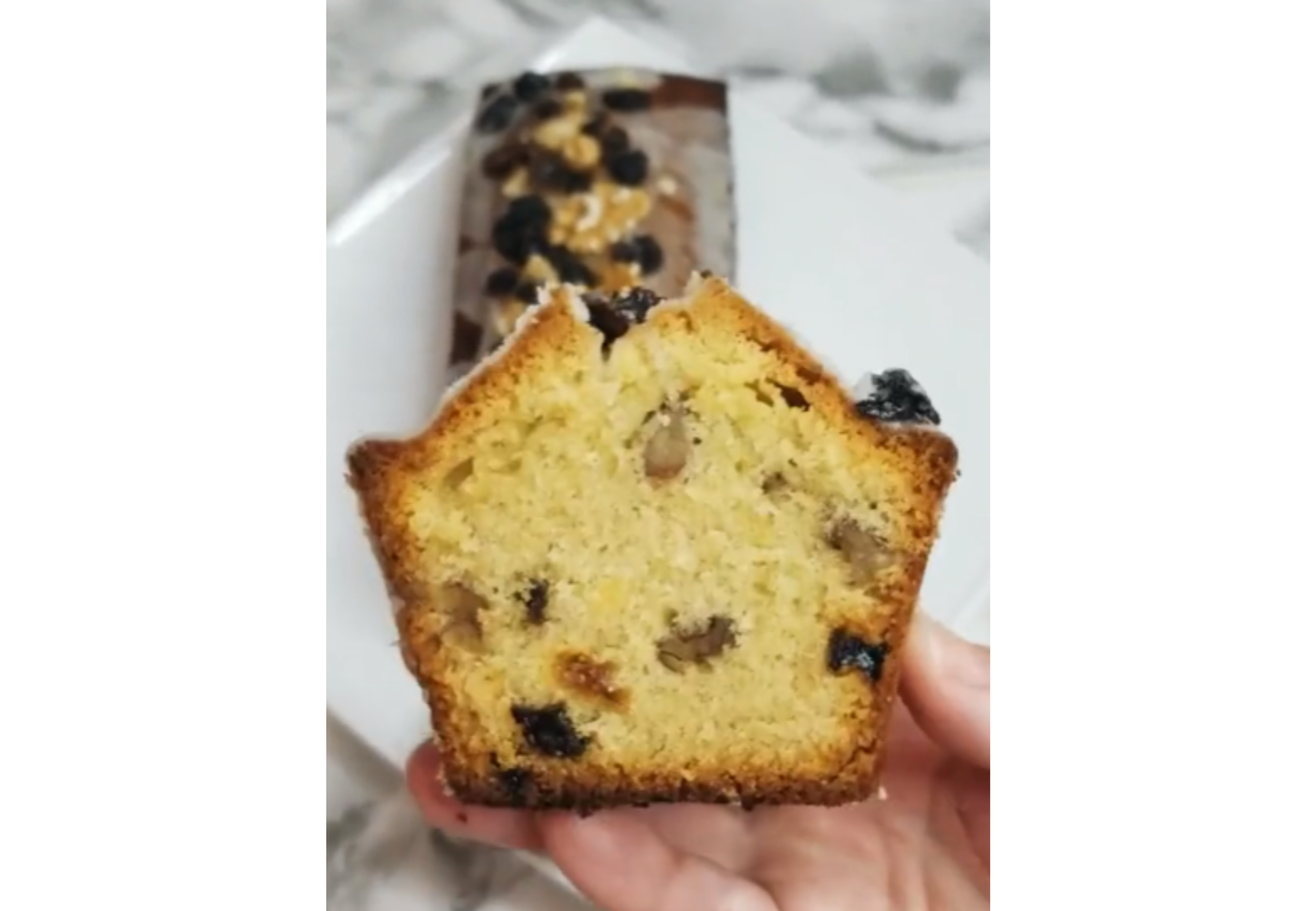 Así queda el budín inglés por dentro.