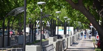 Paseo Luis Huerta en San Rafael.