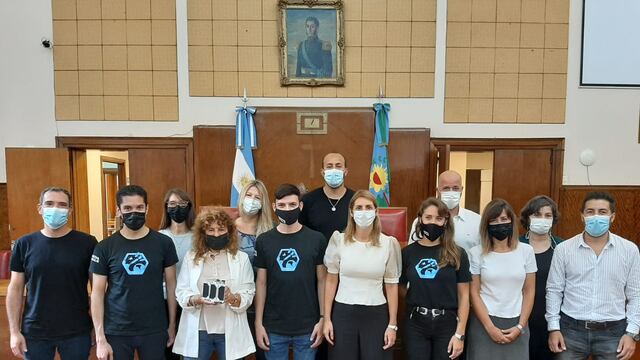 Fueron recibidos por los miembros de la Comisión de Labor Deliberativa.