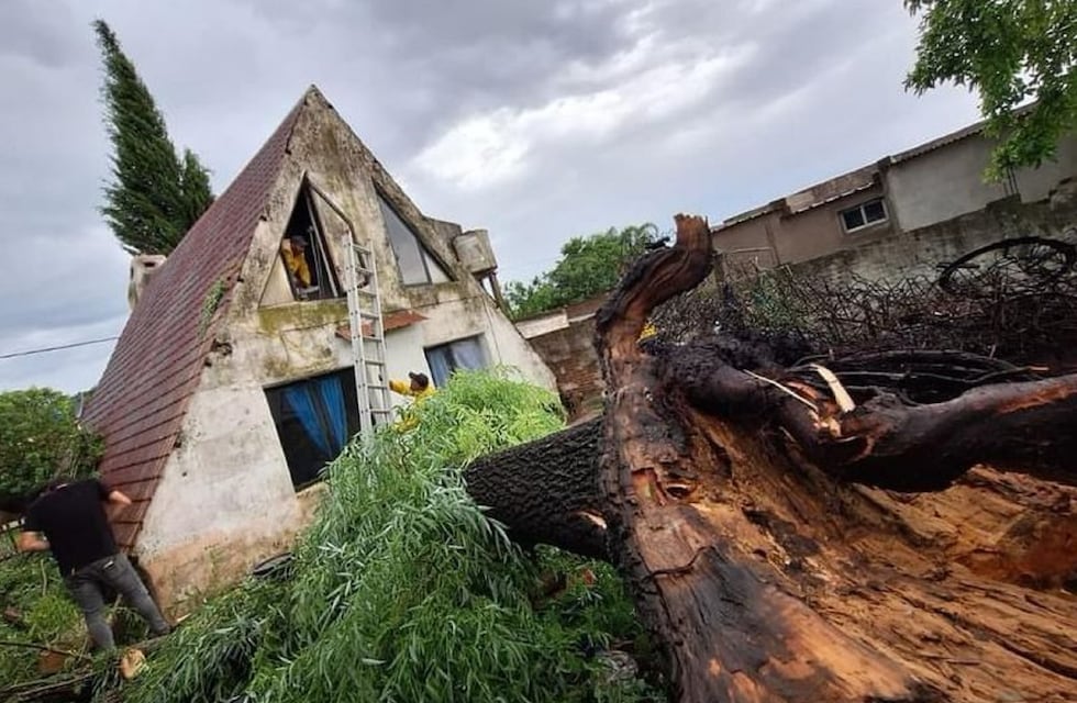 Son más de 500 las familias afectadas por la tormenta en Entre Ríos