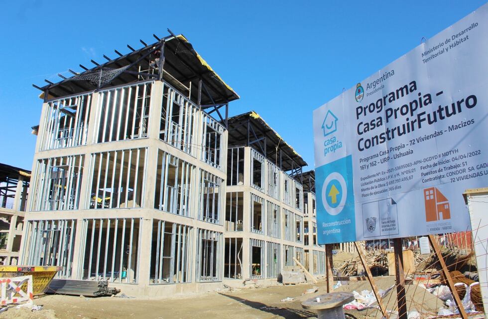 A buen ritmo va la construcción de viviendas del programa “Casa Propia -Construir Futuro”