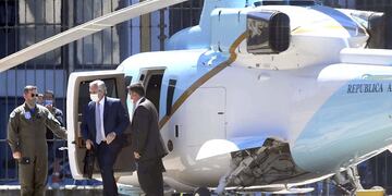 télam
El presidente Alberto Fernández llega a la Casa de Gobierno