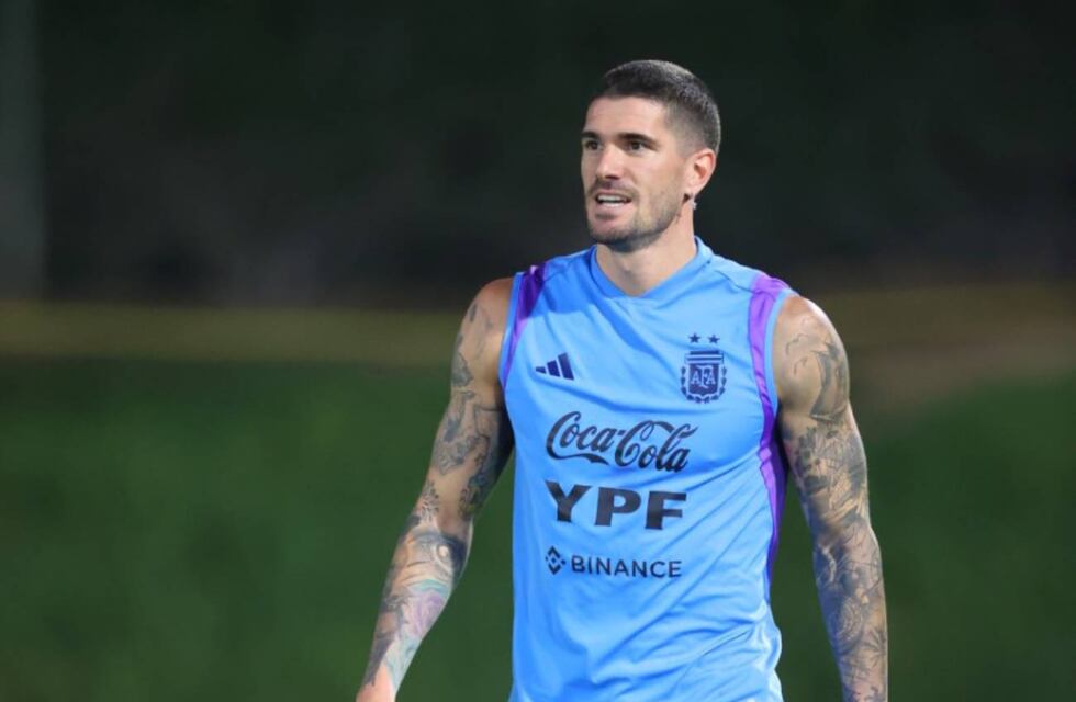 Selección Argentina: Rodrigo De Paul y Ángel Di María entrenaron a la par del equipo