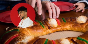 Una panadería se volvió viral con su Rosca de Reyes con la cara de Bad Bunny.