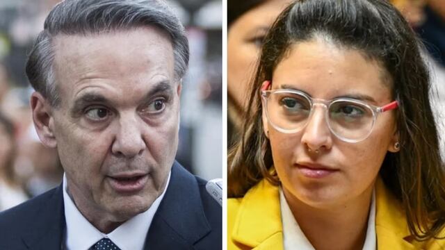 Miguel Ángel Pichetto y Ayelén Mazzina.